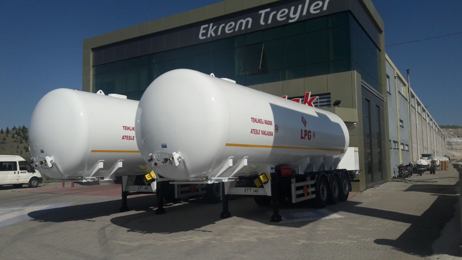45 M3 LPG Treyleri EN 12493 Tasarım Kodu TÜV NORD-DEKRA-TSE Üretim Denetimi