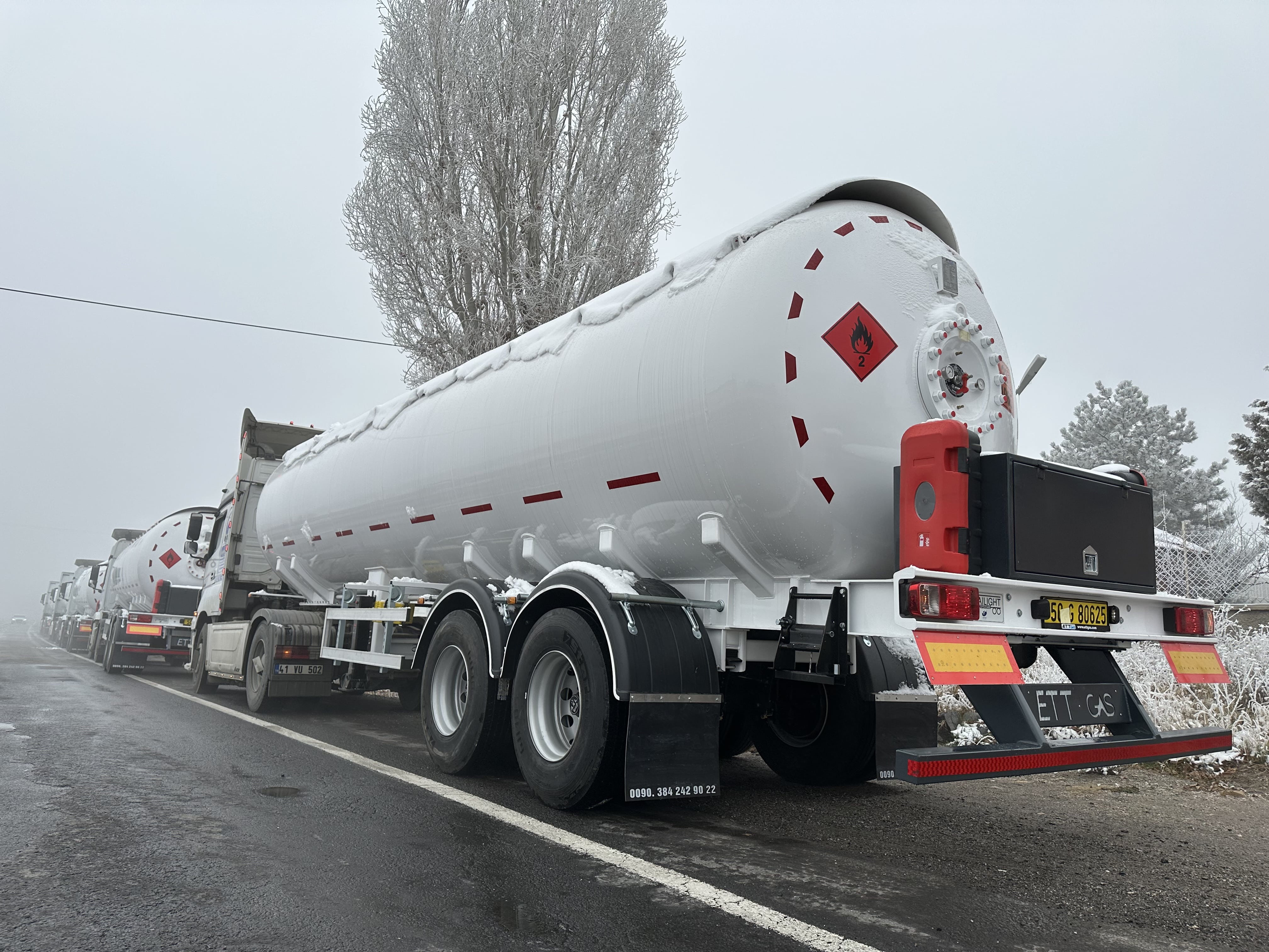 We delivered South Asia 38 m3 LPG Trailer #lpg #trailer #lpgtrailer #lpgsemitrailer #wabcoebs #ettgas #lpgautogas #lpgstoragetank