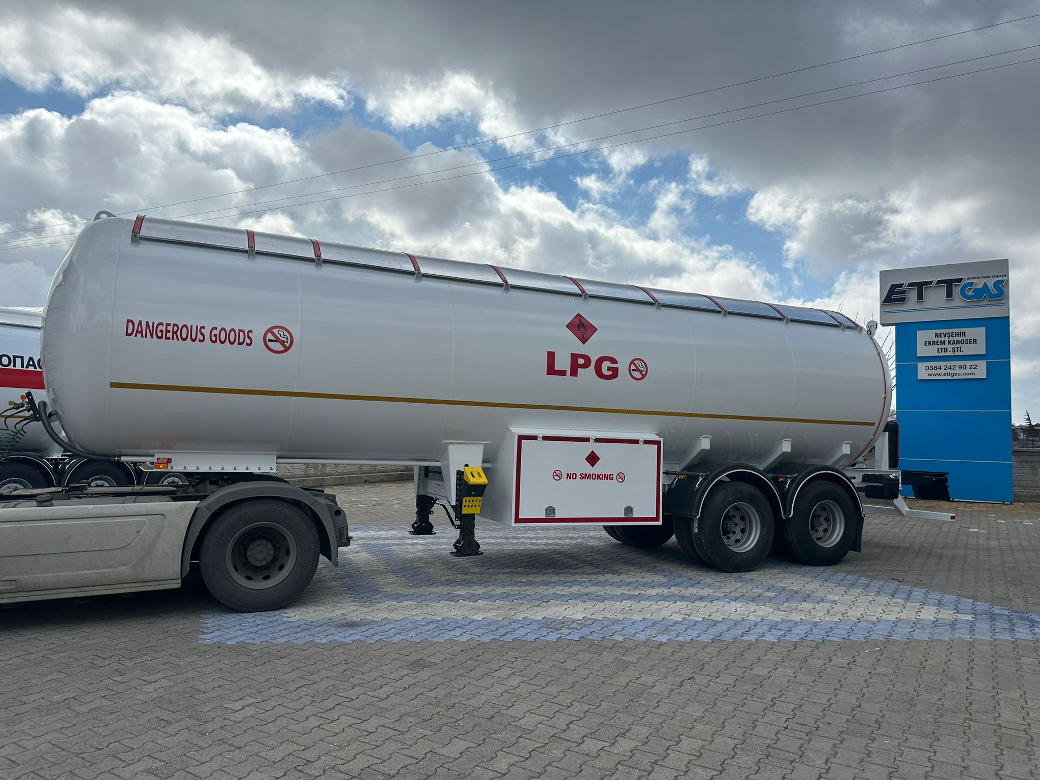 43 m3 LPG Trailer Teslim Ettik