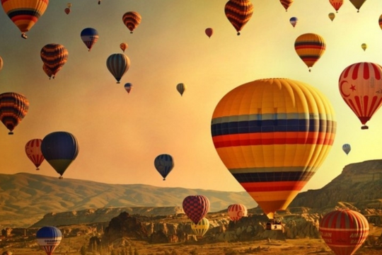 Paseo en globo aerostático